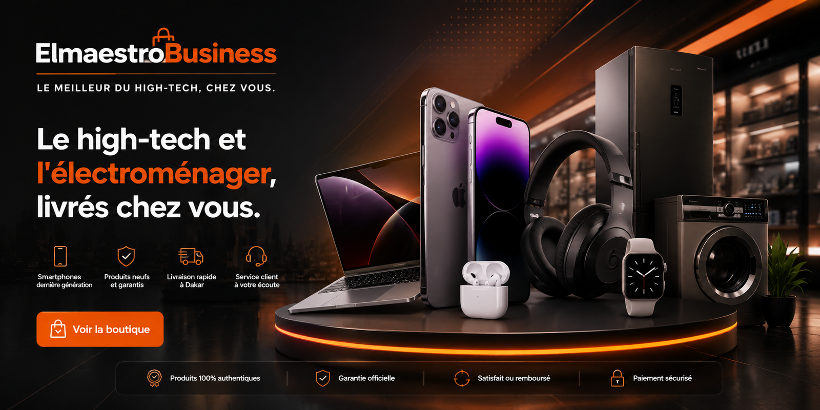 ElmaestroBusiness — smartphones, ordinateurs, électroménager et accessoires