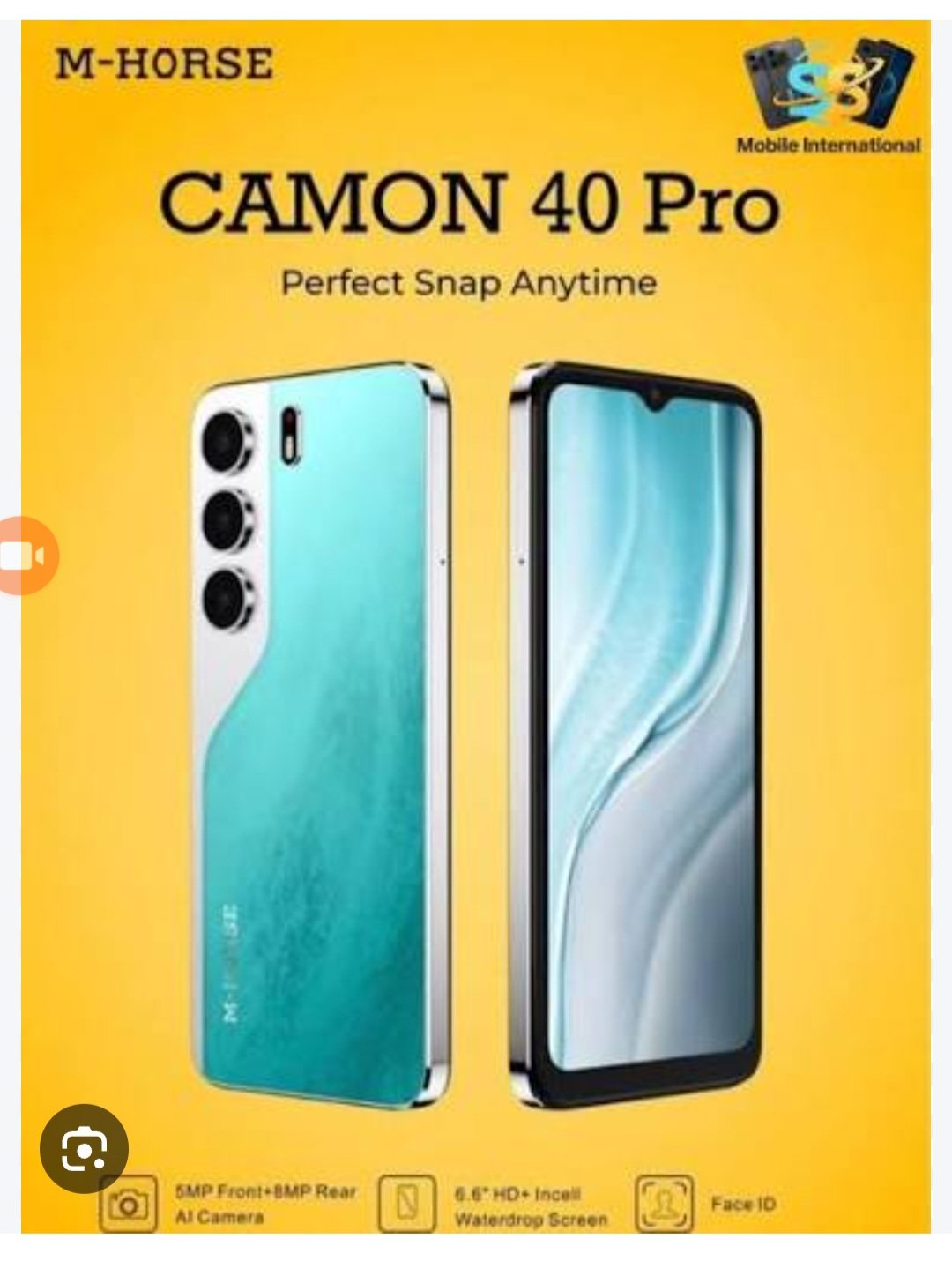 M horse camon 40 pro